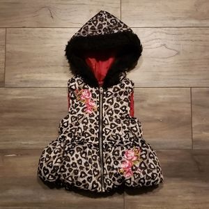 Betsey Johnson puffer vest 18m